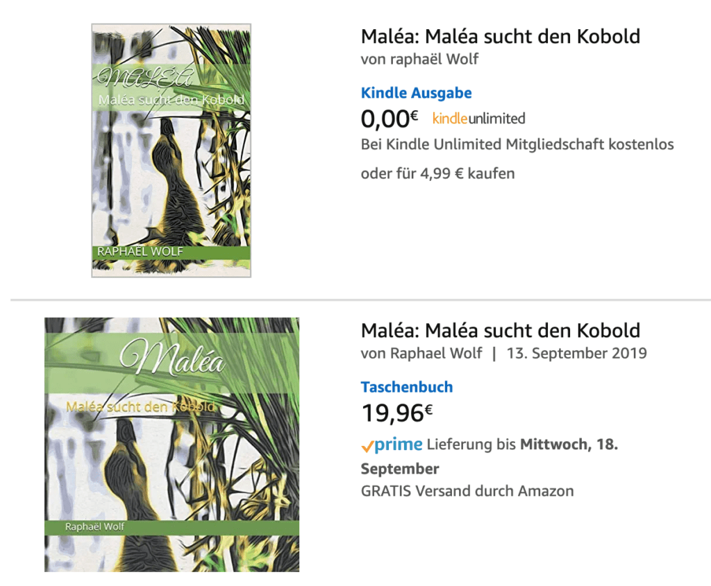 Maléa, Maléa sucht den Kobold
Kinderbuch von Raphaël Wolf