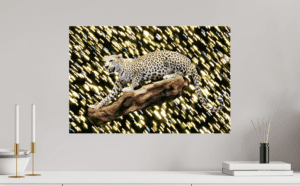 Jaguar im Scheinwerferlicht Digital Artist Raphael Wolf Zürich Schweiz