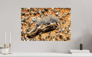 Jaguar in hive Digital Artist Raphael Wolf Zürich Schweiz