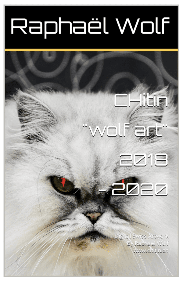 Buch CHitin "wolf art" 2018 - 2020 Gesammelte Werke von Raphael Wolf Zürich